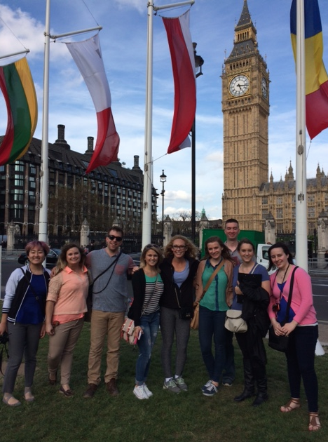 Cleveland State Students in London