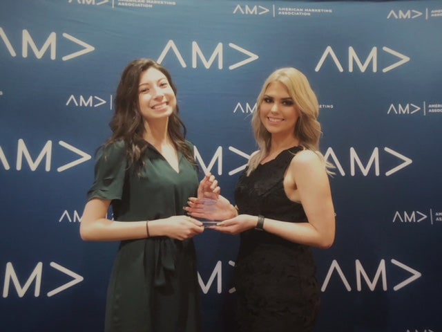 Amanda Thompson and Amalia Jerse AMA Marketing Competition 2018