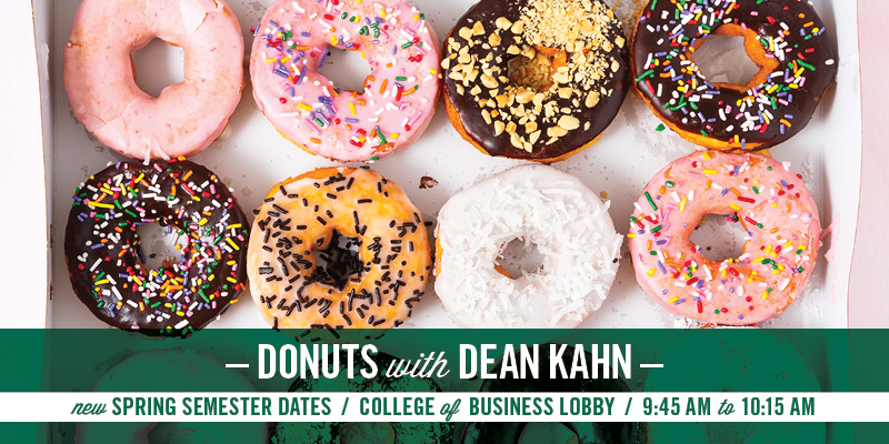 Donuts with Dean Kahn - Spring 2022