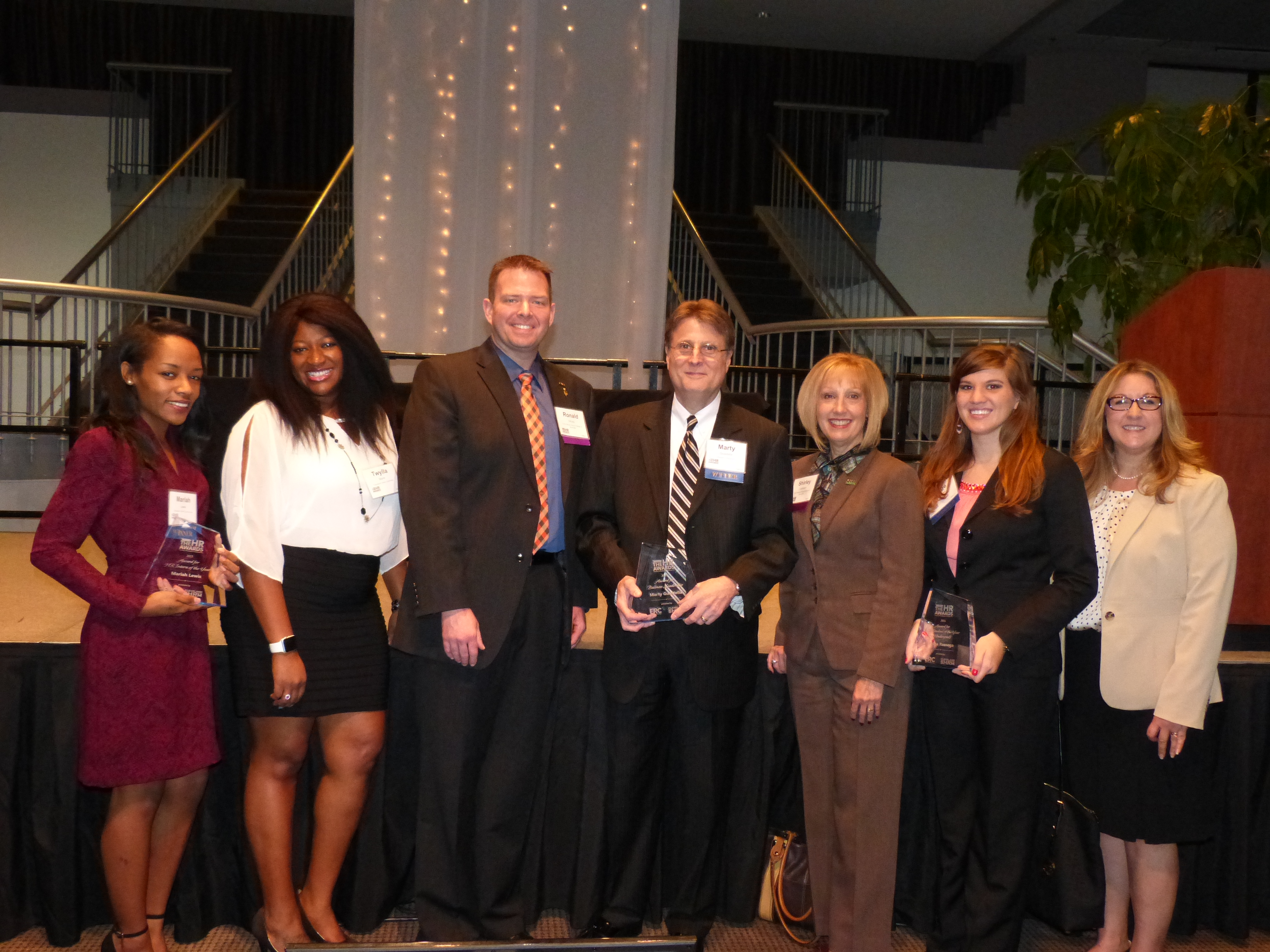 Group Photo, Cleveland State University alumni, faculty and staff 2015 HR Awards