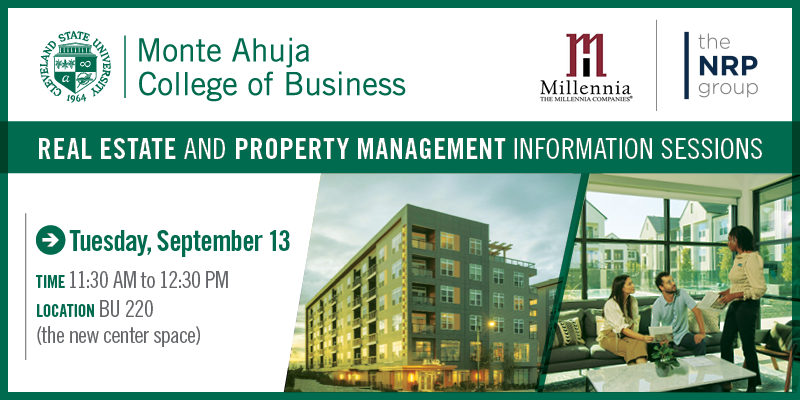 Real Estate & Property Management Information Session September 13, 2022