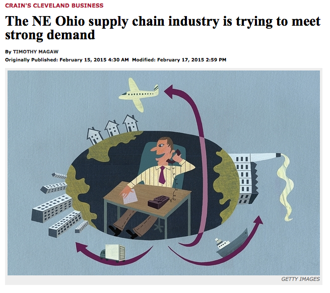 Crain's Cleveland Business Article Featuring Operations & Supply Chain