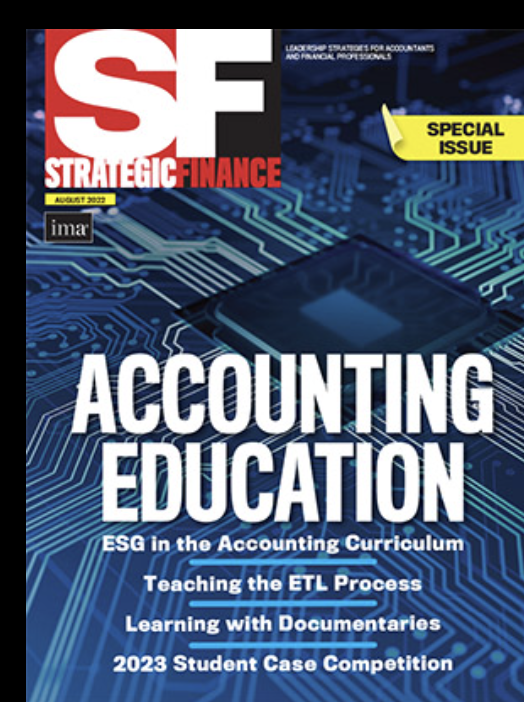 Strategic Finance - August 2022 Cover