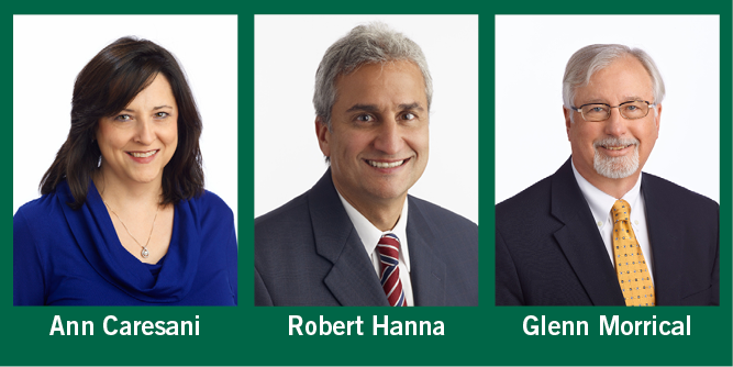 Ann Caresani, Robert Hanna and Glenn Morrical, Best Lawyers 2016