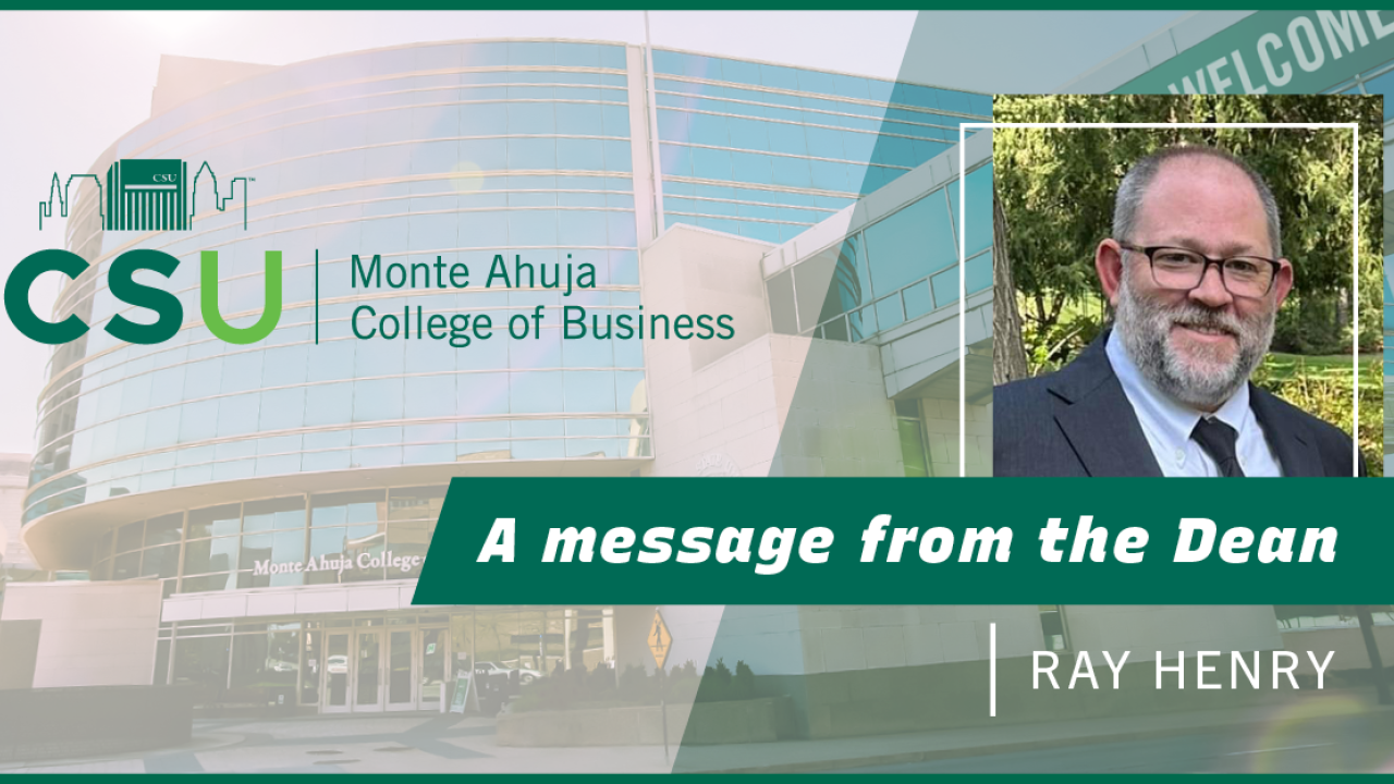 A Message From the Dean 