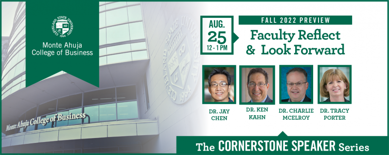 Cornerstone Speaker Series - August 2022 - Faculty Reflect and Look Forward
