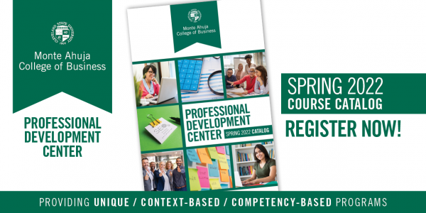 Professional Development Center Spring 2022 Catalog