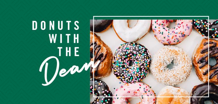 Donuts with the Dean flyer